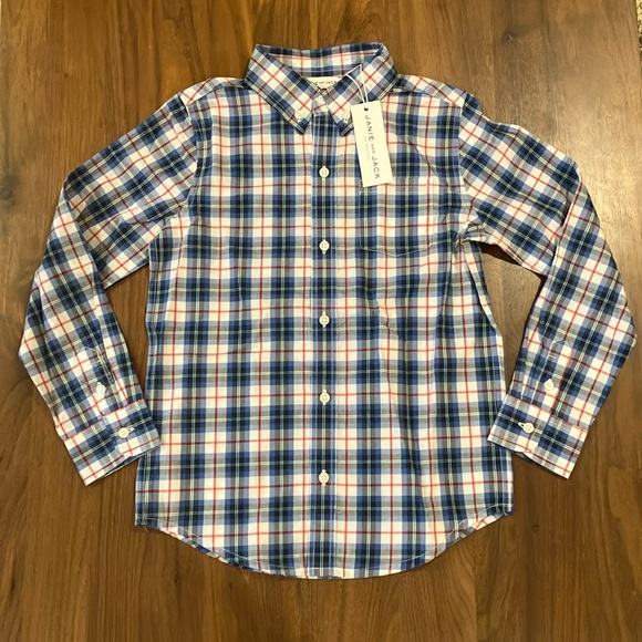 NWT- The Plaid Poplin Shirt by Janie & Jack - Picture 2 of 8